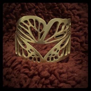 LuckyBrand butterfly wing cuff bracelet